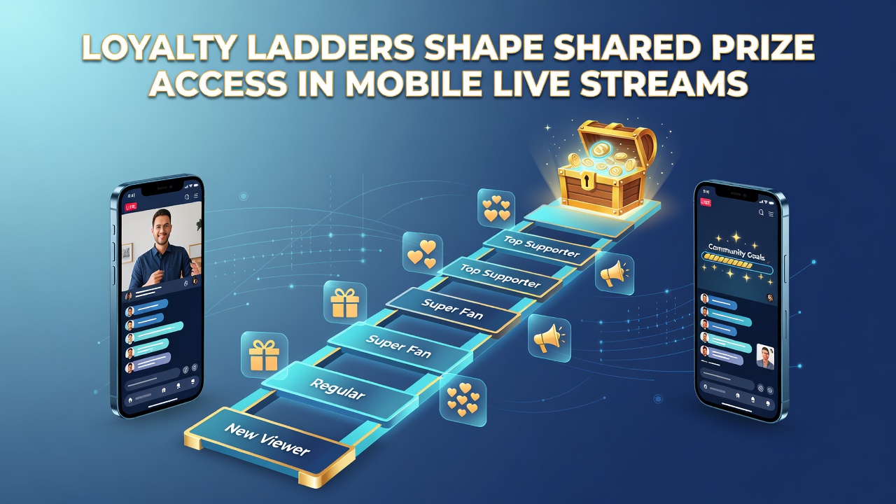 Mobile Live-Stream-Schnittstelle mit Loyalitätsanzeige und Preispool-Status