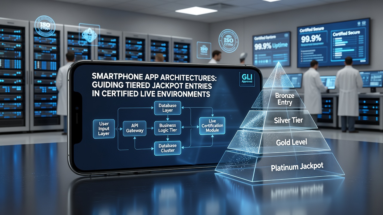 Gestufte Jackpot-Einträge über mobile App-Architekturen in zertifizierten Live-Umgebungen