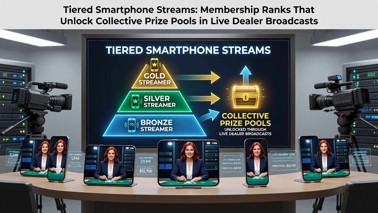 Übersicht über gestufte Mitgliedschaftsränge und Freischaltungen in mobilen Live-Dealer-Streams